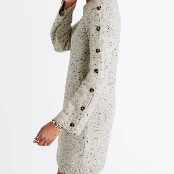 Madewell Donegal Longsleeve Sweater Dress - Picture 4 of 8